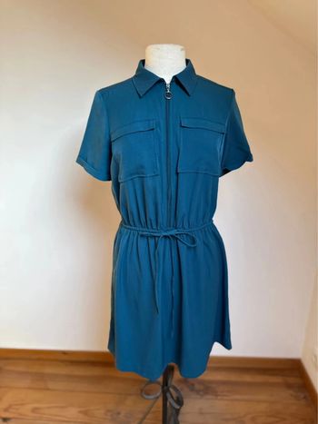 Superbe robe fluide bleu pétrole Promod 🌸 S