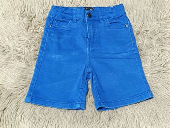 Short en jean bleu