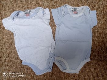 Lot de deux bodys manches courtes