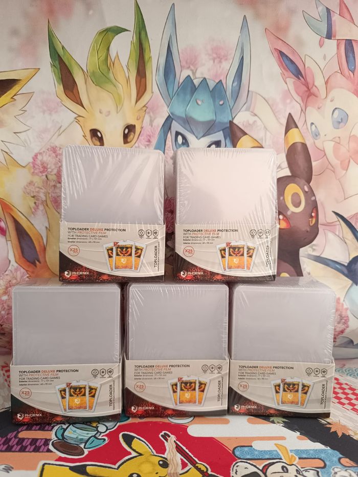 Lot de 125 Toploader DELUXE – Phoenix Shield - photo numéro 3