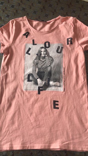 Teeshirt saumon Kiabi 16 ans