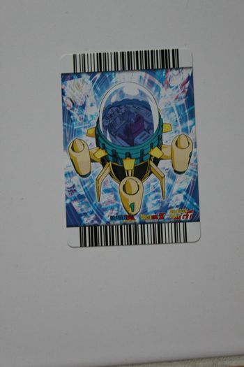Carte Dragon Ball Z Data Carddass 2 Time machine 2 SP hors serie DBZ cards rare