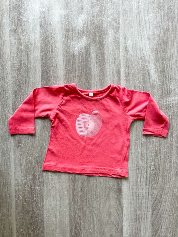 T-shirt pomme In Extenso bébé fille taille 3 mois