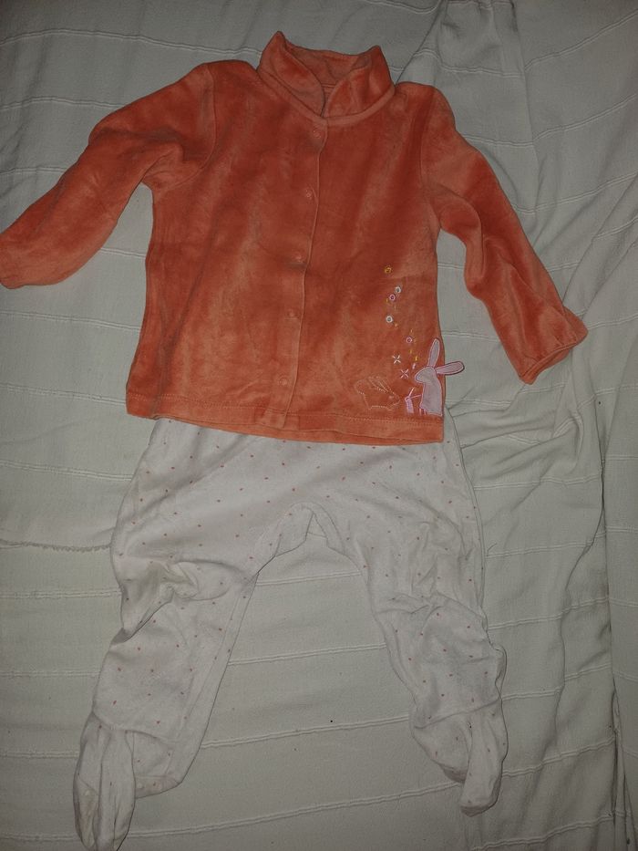 Lot 4 Pyjamas 2 pièces hiver fille - photo numéro 2