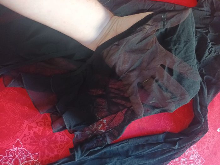 Jolie veste noire transparente - photo numéro 2