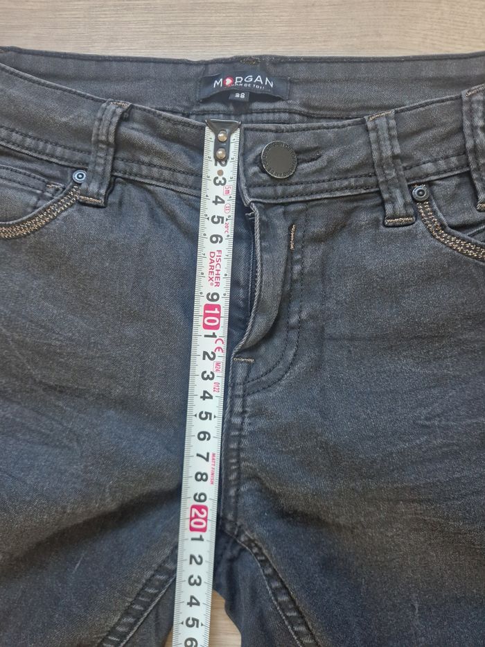 Jean femme noir Morgan taille 38 - photo numéro 9