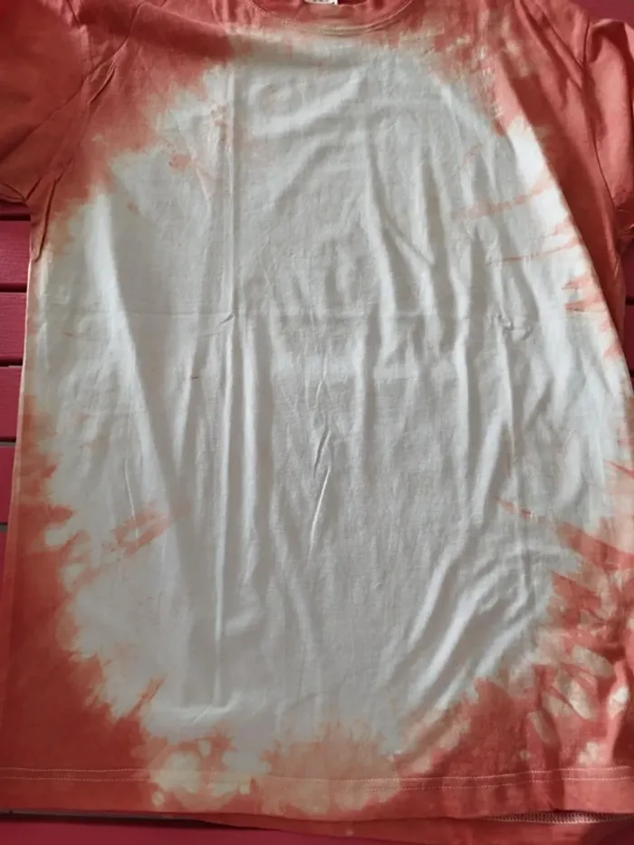 American Tshirt tye and dye orange annes 90 grunge - photo numéro 6