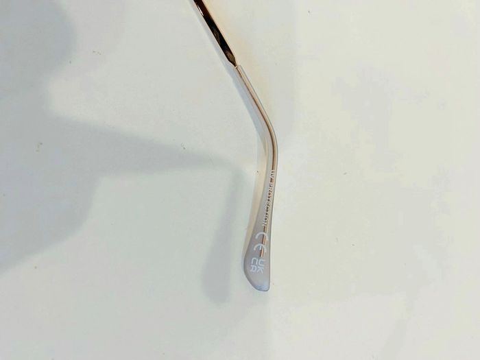 Lunette de soleil mixte ovale dorée uvprotection catégorie 2 taille small - photo numéro 5