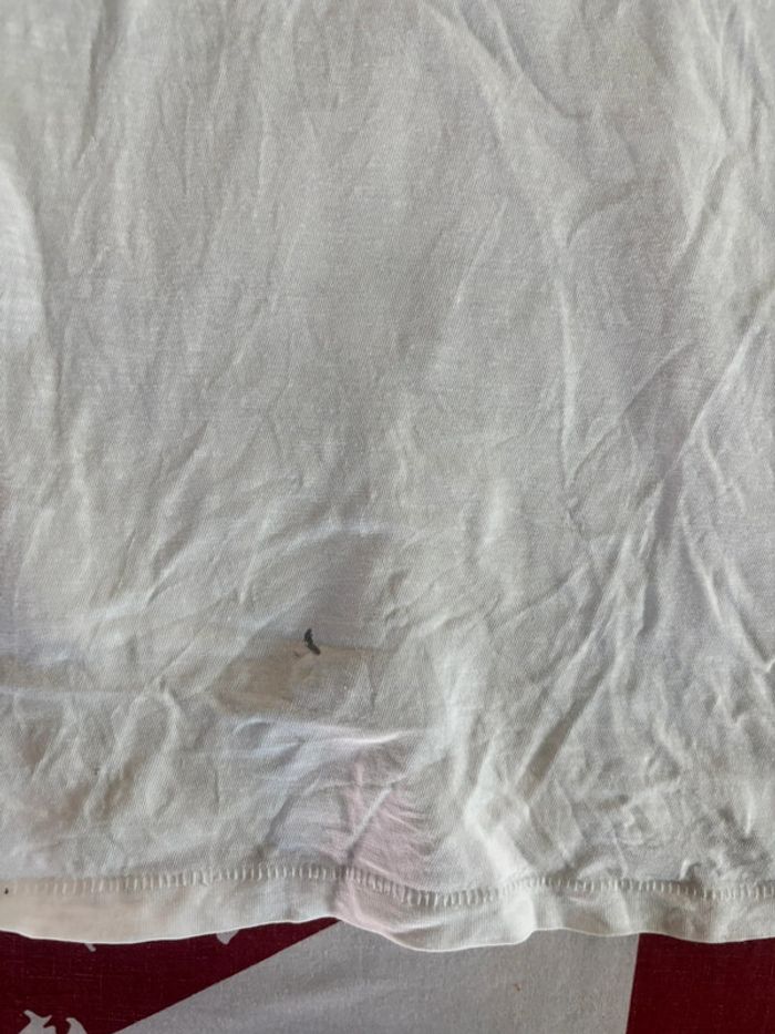 T-shirt Livergy taille S/M blanc liserés noir motif jungle - photo numéro 10