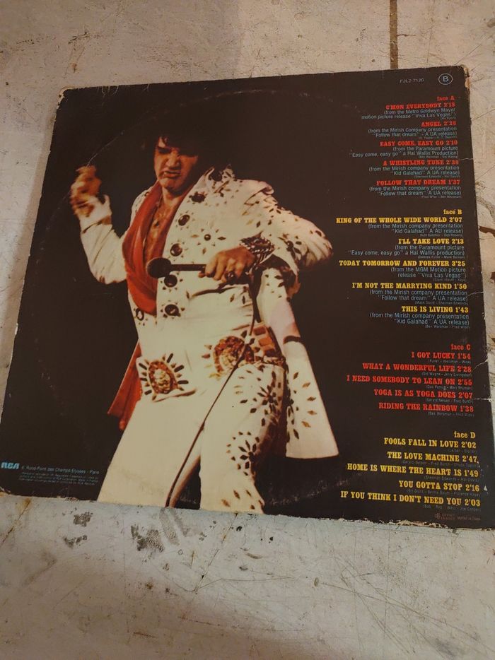 Vinyle Elvis Presley 33T doubles disques - photo numéro 3