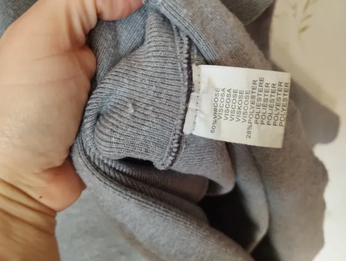 Pull fin gris taille M - photo numéro 5