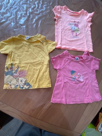 T-shirt fille 18 mois 