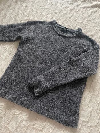 Pull gris brillant T2
