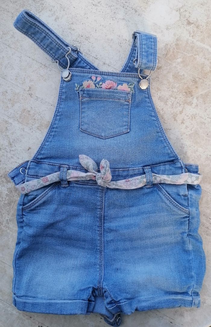 Salopette short 18-24 mois