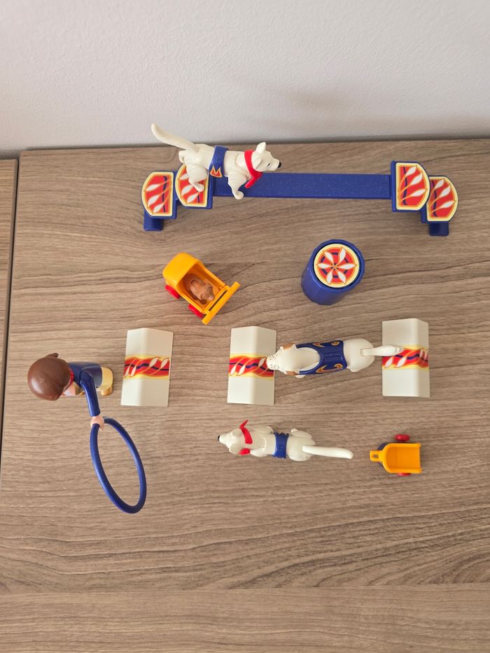 Lot playmobil les chiens du cirque - photo numéro 2