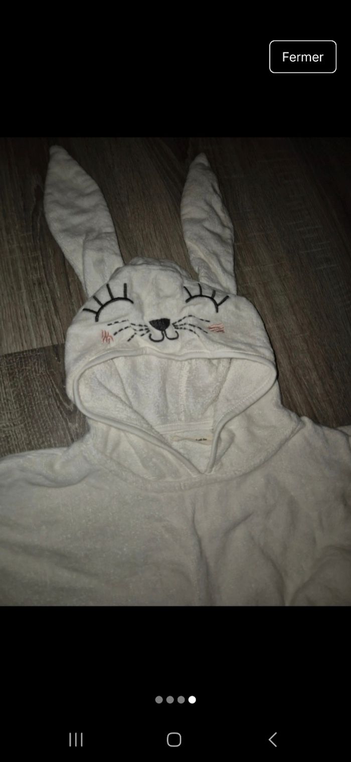 Cape de bain lapin - photo numéro 3