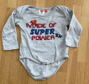 Bodie manches longues coton superman 9 12 mois