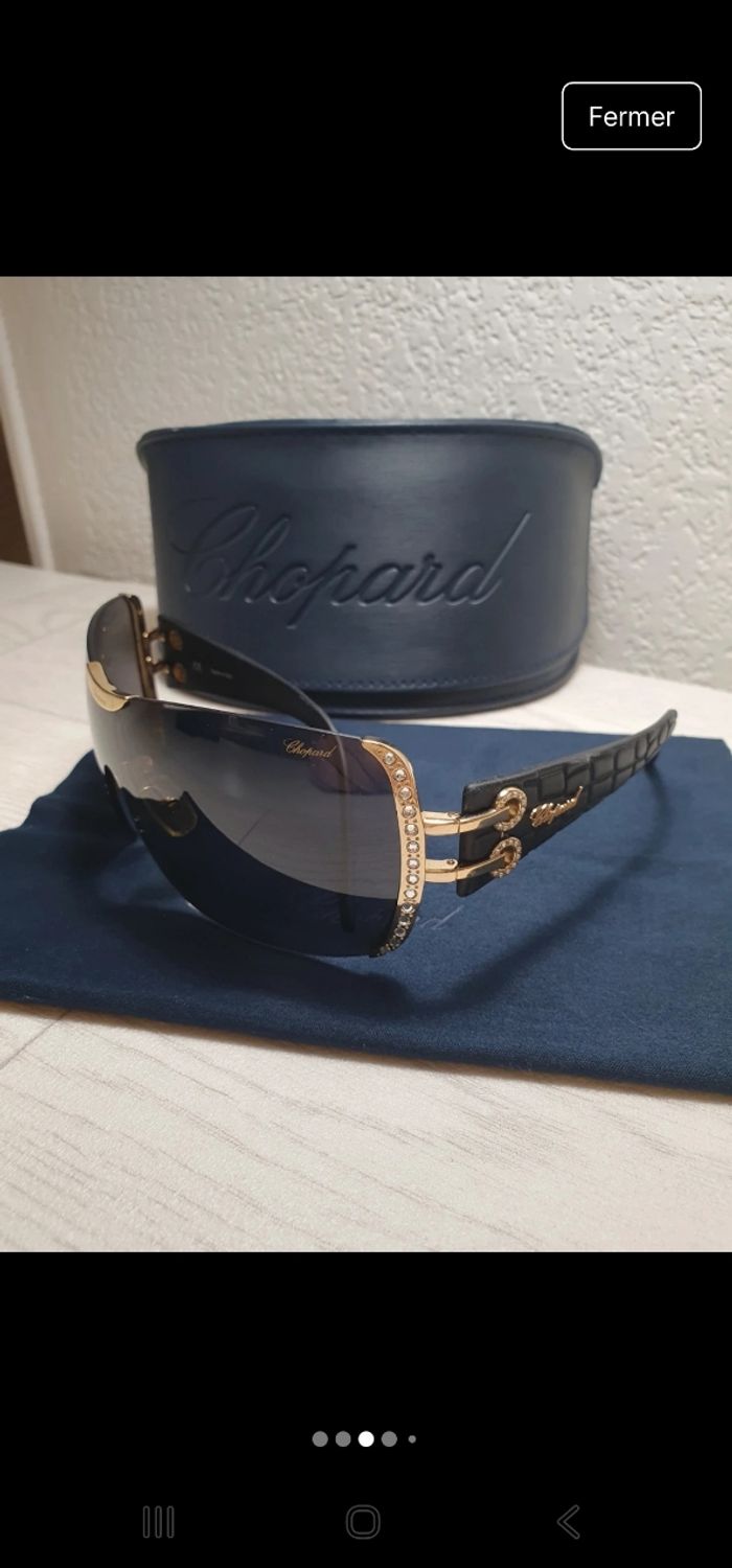 Lunettes de soleil Chopard édition limitée - photo numéro 3