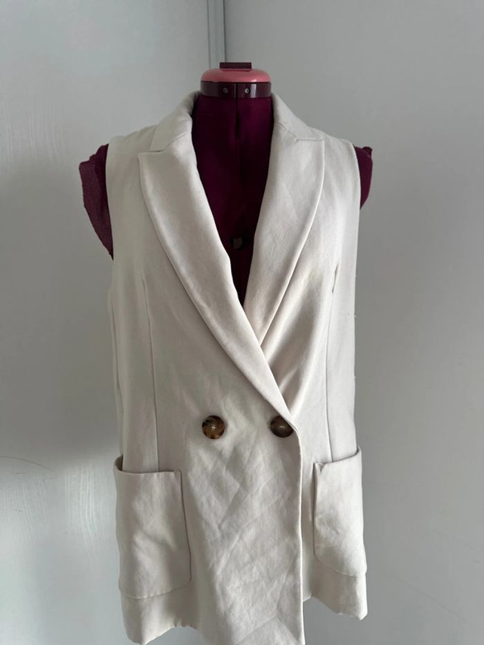 Blazer sans manche Zara