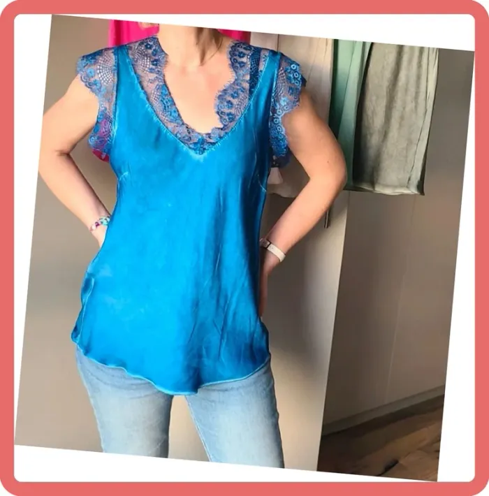 Caraco Top en dentelle - NEUF - Taille Unique - photo numéro 15