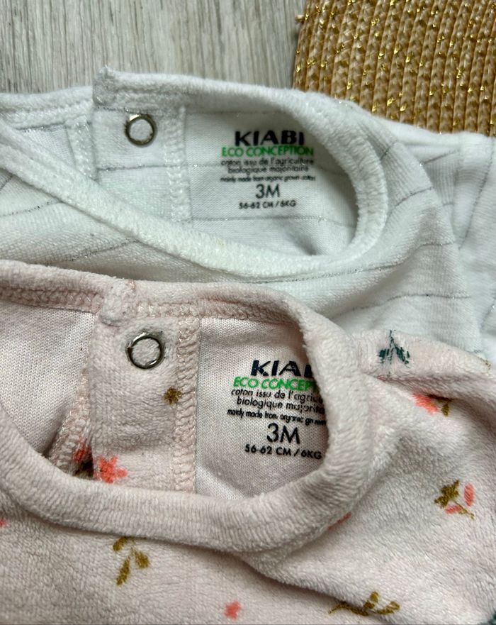 Lot de deux pyjamas Kiabi - 3 mois - photo numéro 2