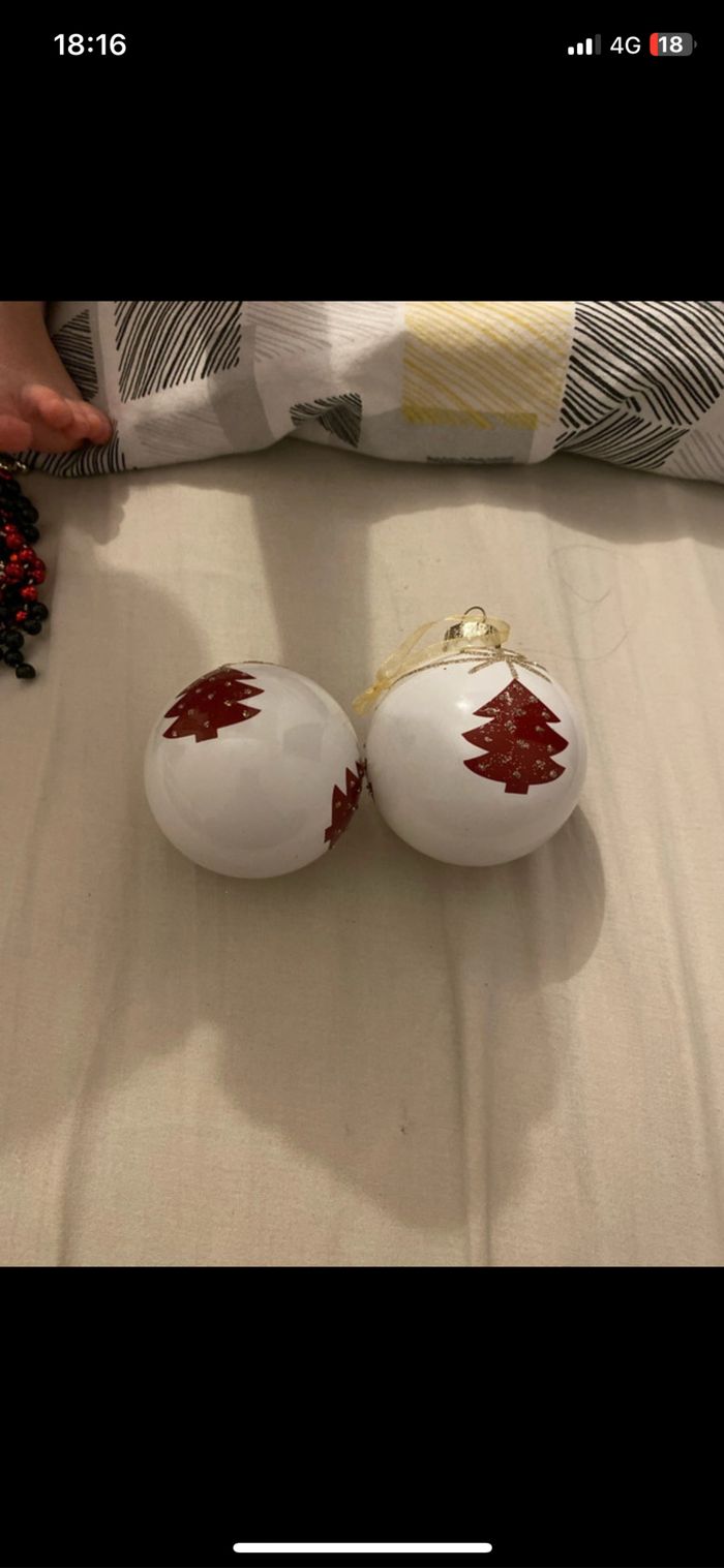 Lot boules de Noël