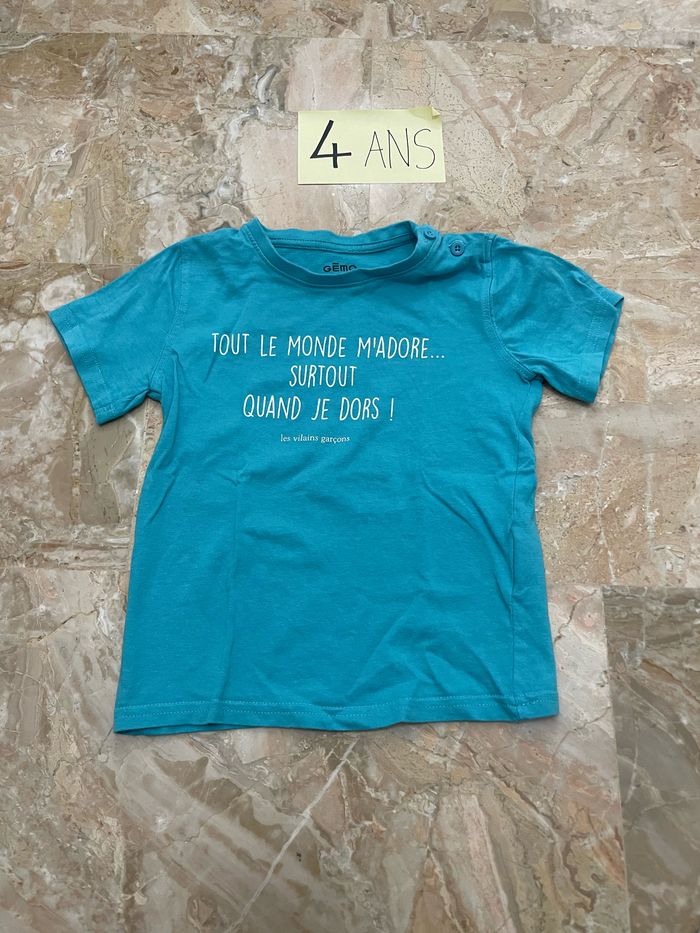 T shirt 4 ans