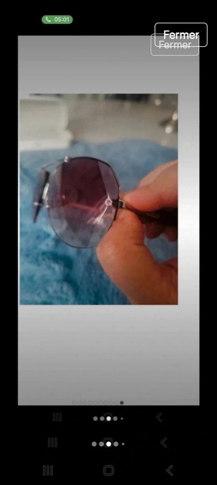 Lunette de soleil swaroski - photo numéro 3