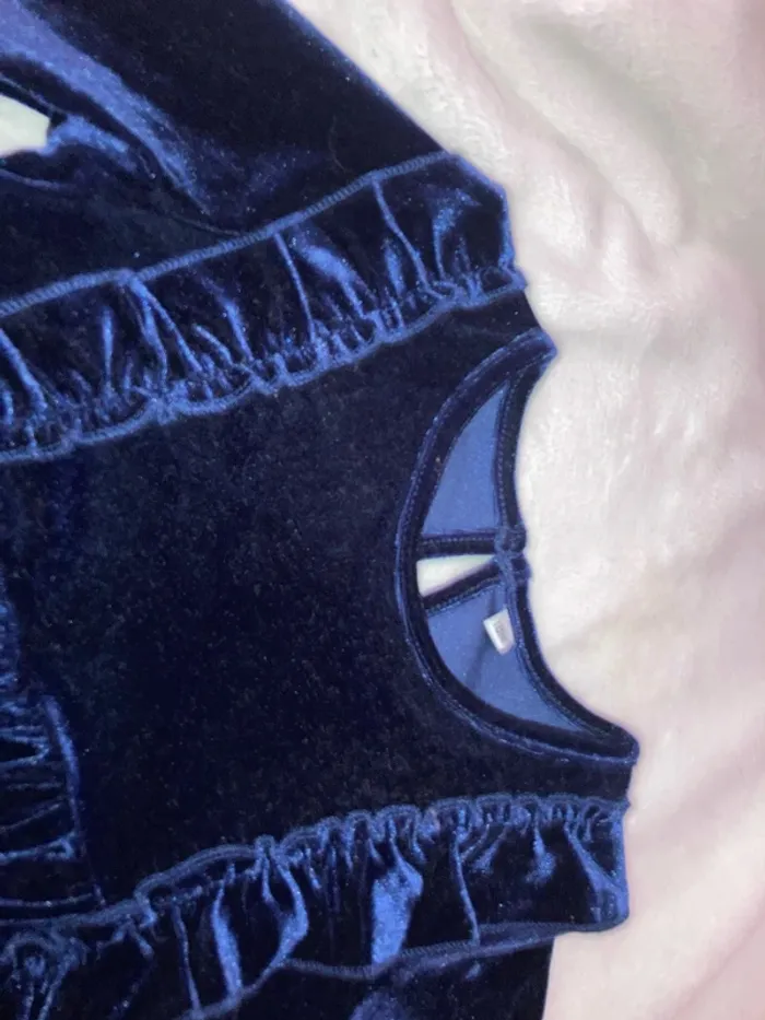 Robe d’hiver bleu marine, 18 mois - photo numéro 3