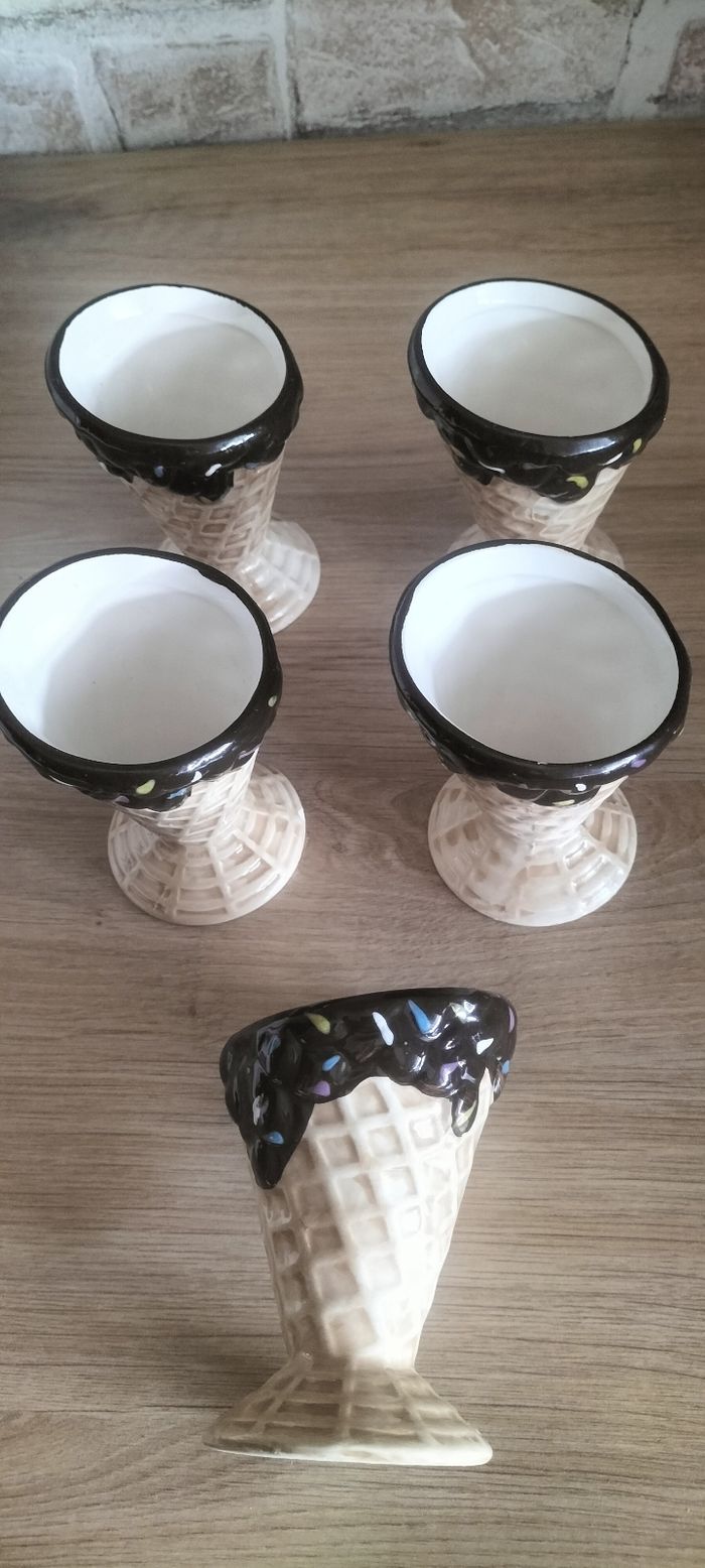 5 petites coupes à glace