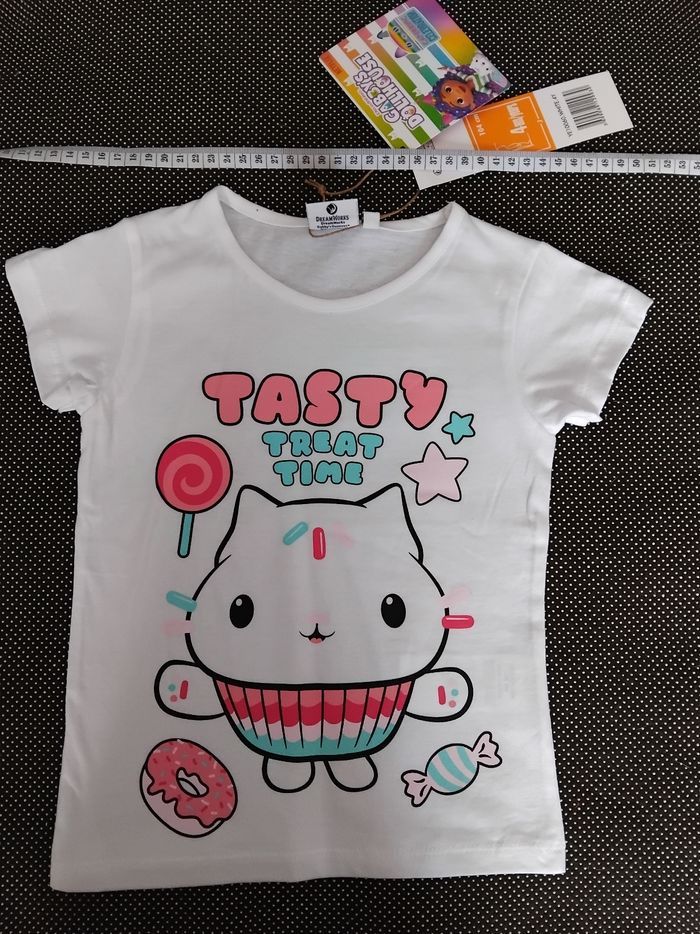 Tee-shirt manches courtes Gabby’s Dollhouse neuf taille 4 ans - photo numéro 4