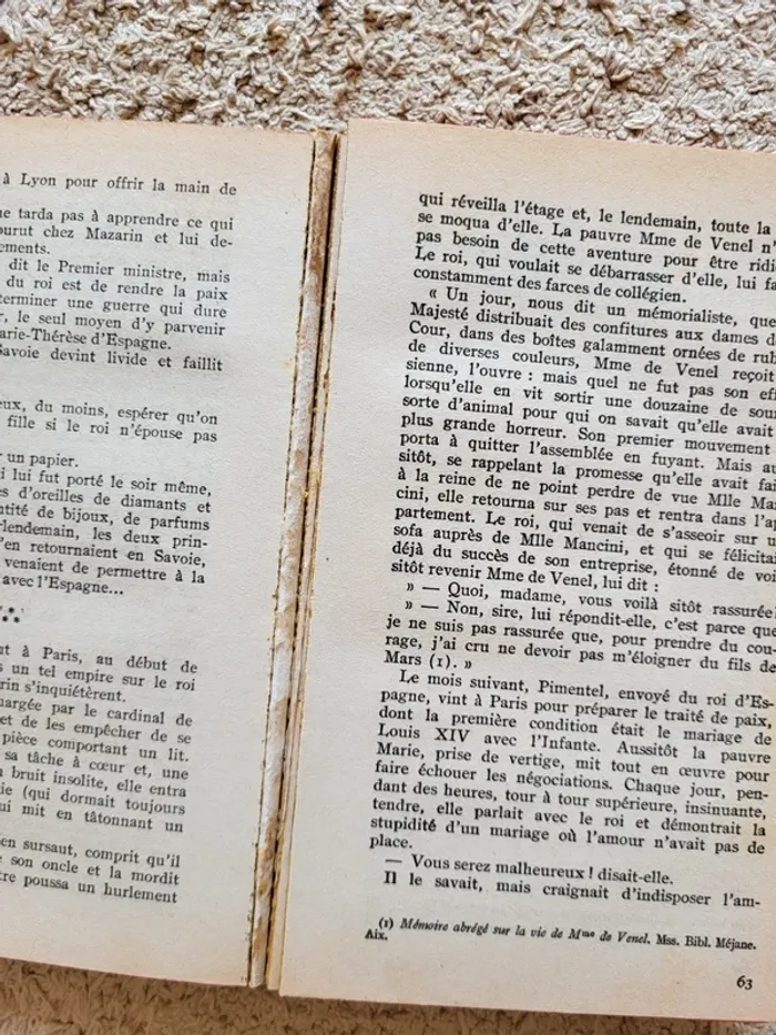 Lot de 5 livres "Histoires d'amour de l'histoire de France" de Guy Breton - 1965 - photo numéro 17