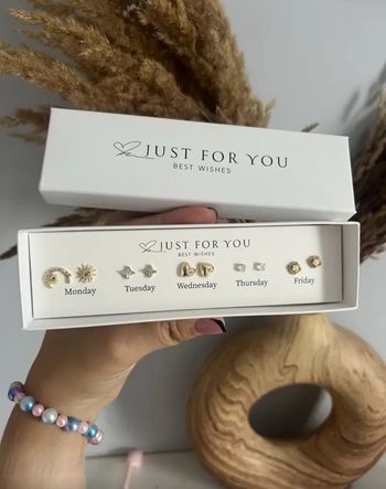 Boucles d'oreilles coffre