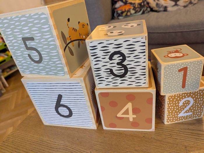 Lot verbaudet Hanoi Tanzanie spirale jeux musical, cubes à empiler - photo numéro 3