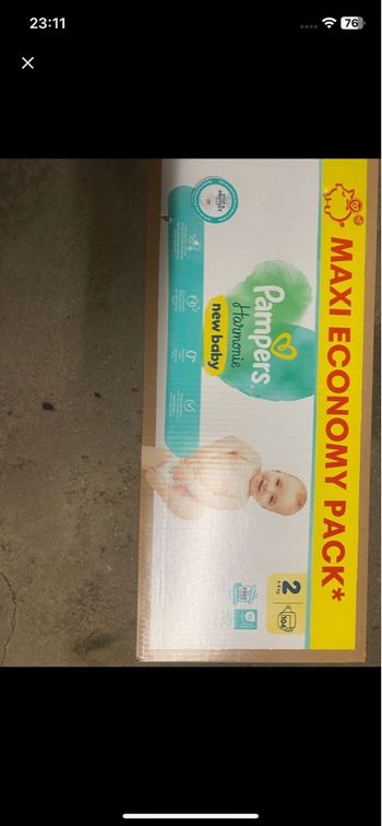 Pampers harmony taille 2