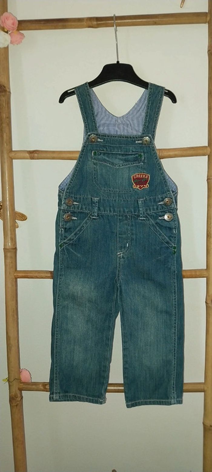 Salopette en jean Creeks excellent état 24 mois / 2 ans