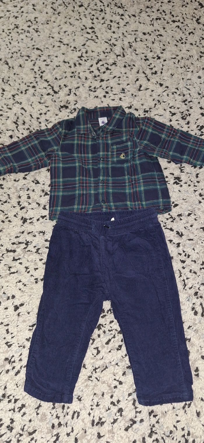 Ensemble bébé garçon 12 mois Petit Bateau x H&M