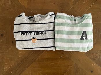 Lot de 2 pyjamas 12 mois