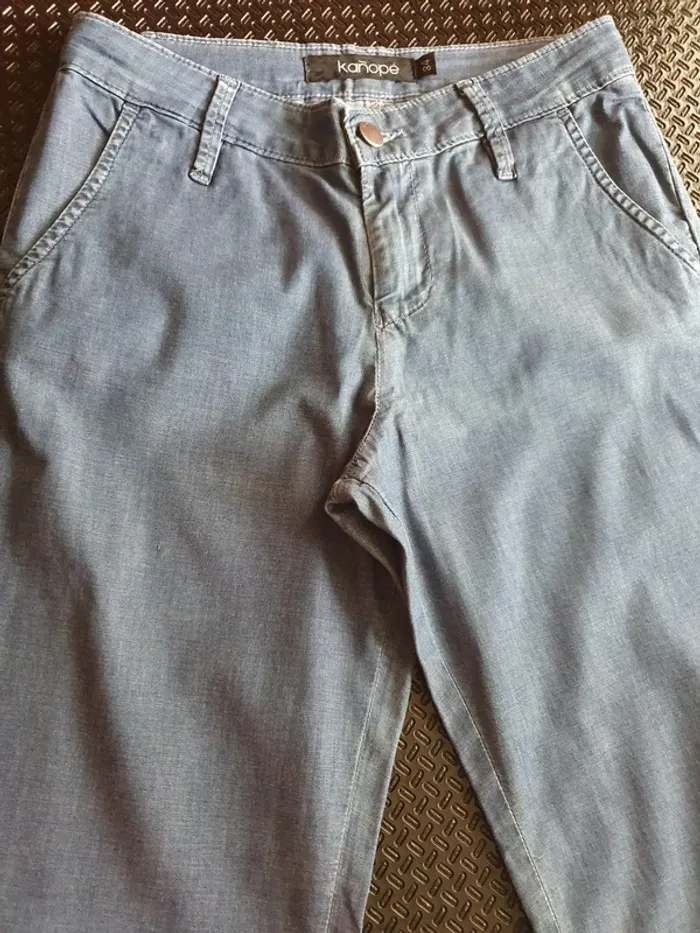 Pantalon bleu jean Kañopé - photo numéro 5