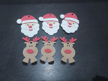 Decoration père Noël et Rodolphe