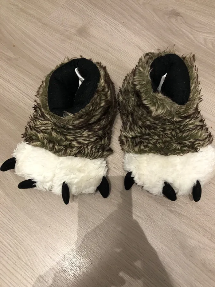Chaussons pattes de loup - photo numéro 2