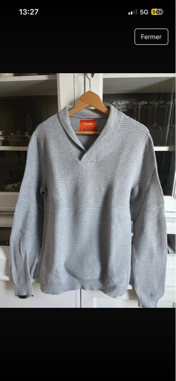 Pull gris 