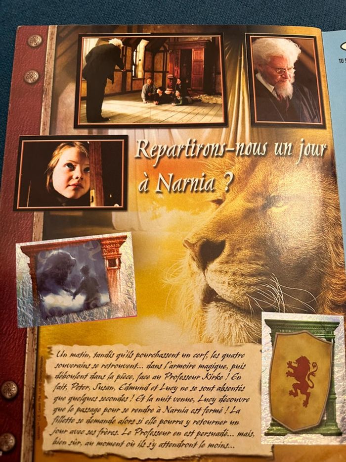 Album livre Panini complet stickers autocollants Narnia Le monde de Chapitre 1 lion sorcière - photo numéro 10