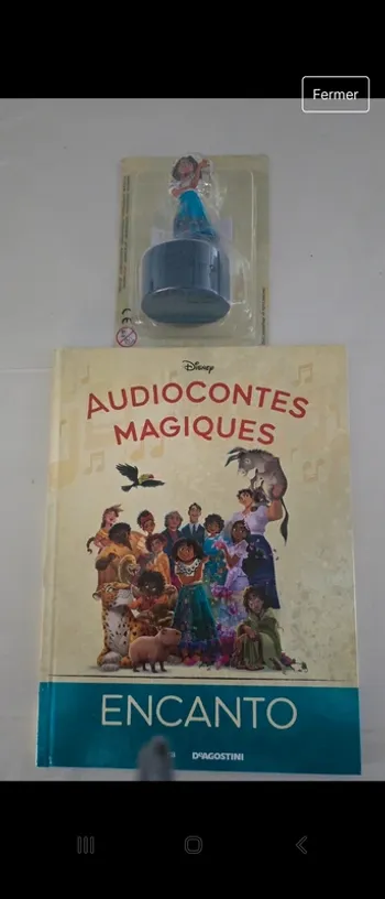 No100 audioconte Magique Altaya disney deagostini livre+figurine audio conte compte