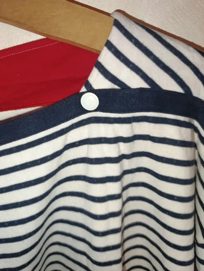 *Dernier prix* Sublime sweat léger manches 3/4 petit bateau taille M - photo numéro 7