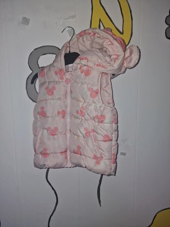 Veste sans manche minnie 4 ans