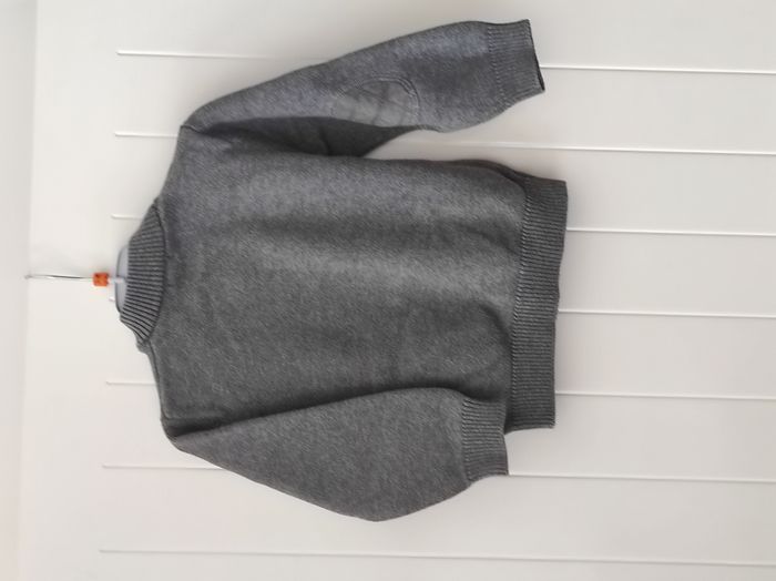 🧥 Gilet garçon – 4 ans – Coton épais – Gris - photo numéro 3