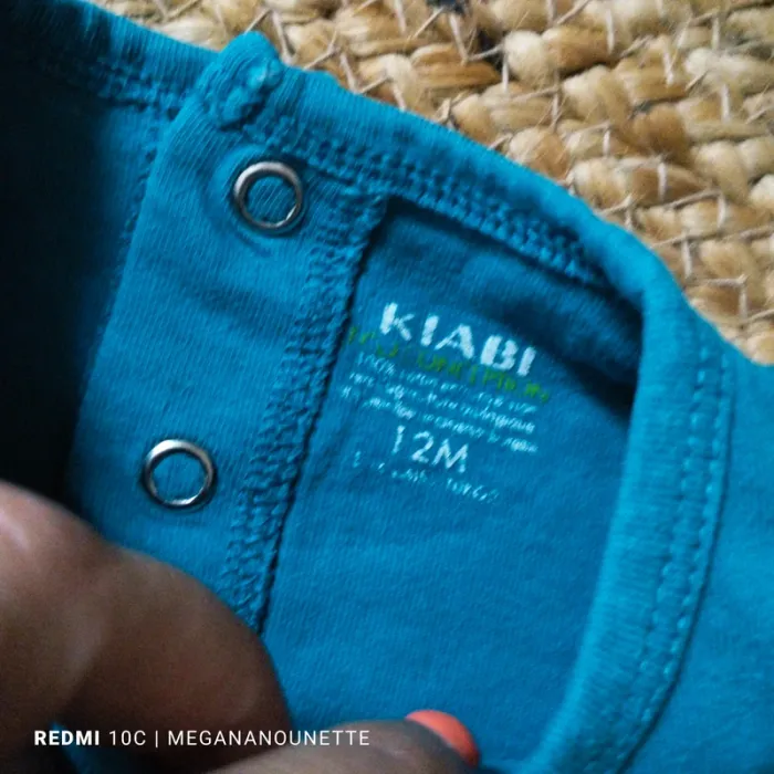 🦖💙 Pyjama grenouillère léger – Kiabi – Thème dinosaure – 12 mois / 74 cm – Très bon état - photo numéro 5