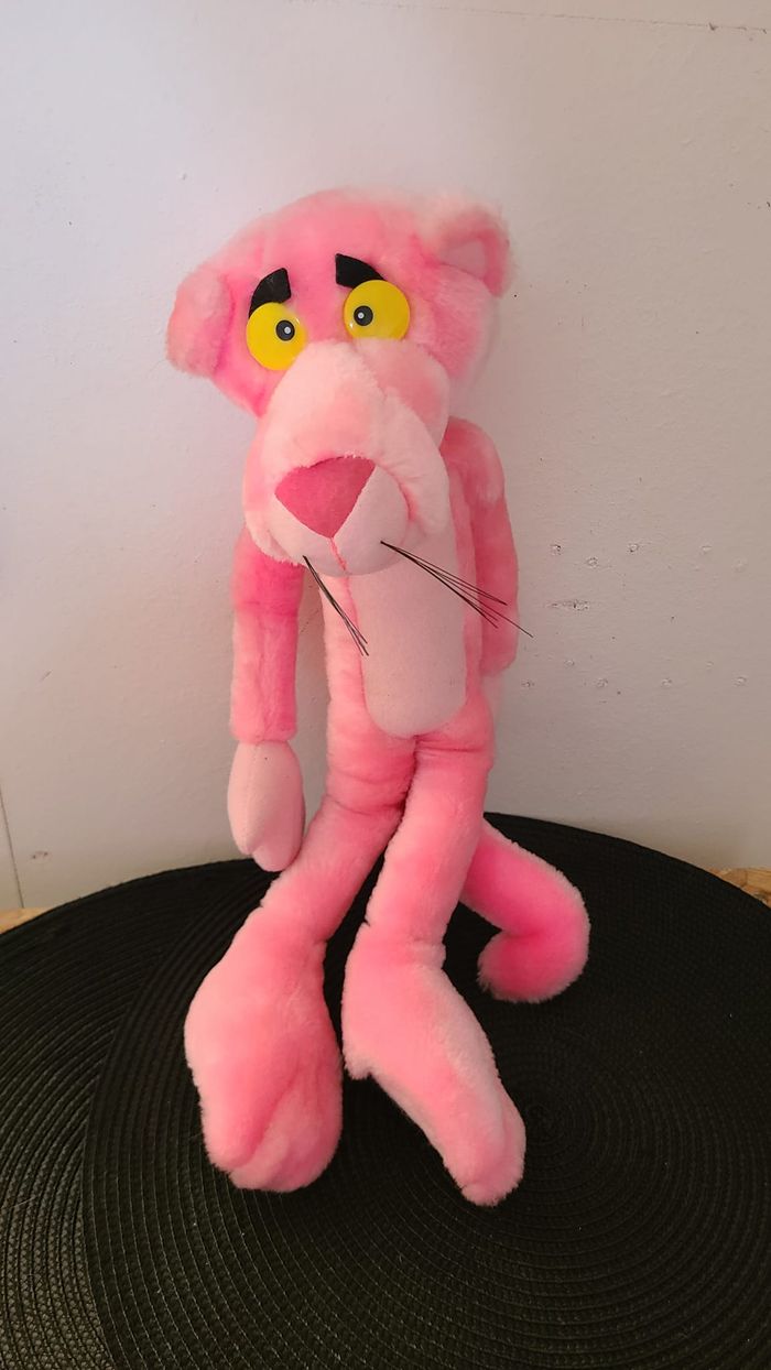 peluche 45 cm panthère rose ideal 1995 the pink panther - photo numéro 5