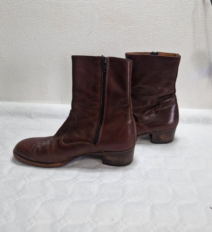 Bottines  , vintage  , femme , président  , taille 40 - photo numéro 3